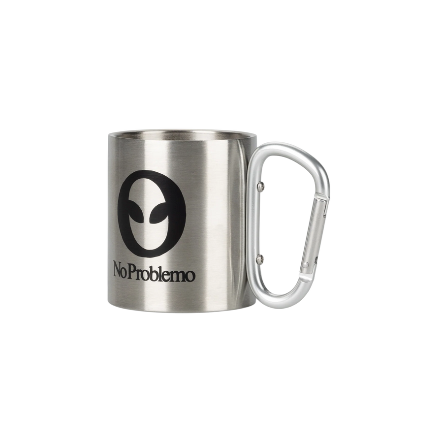 No Problemo Carabiner Mug Silver