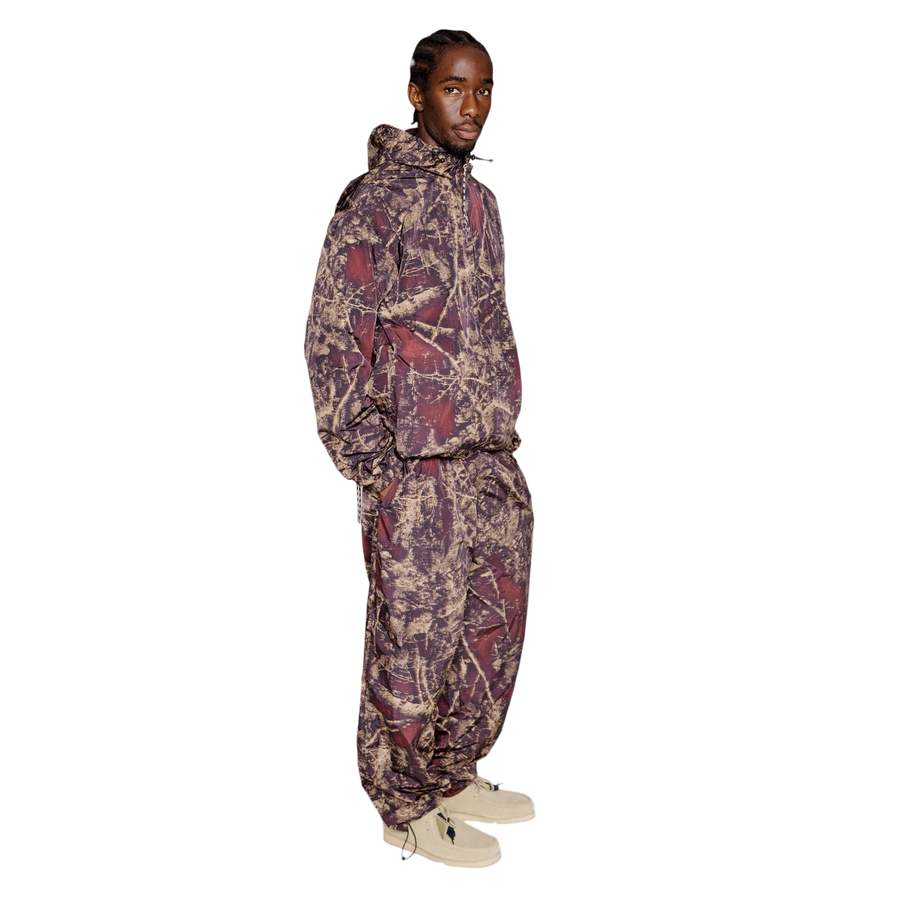 No Problemo Forest Glitch Nylon Pant Camo