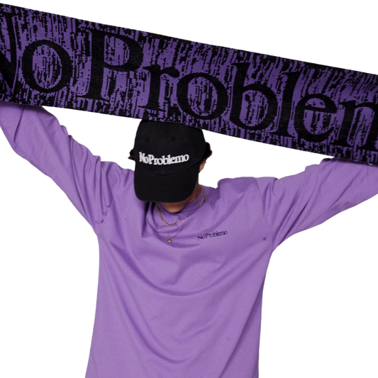 No Problemo Glitch Scarf Lilac