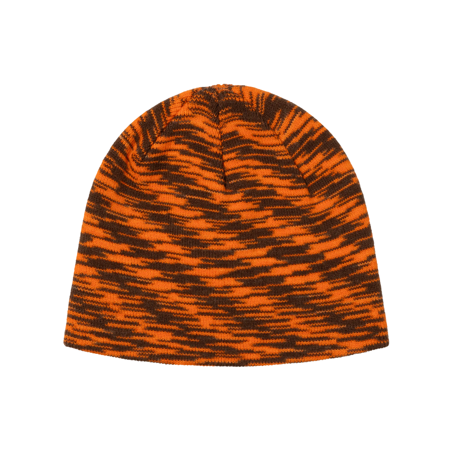 No Problemo Glitch Skull Hat Orange