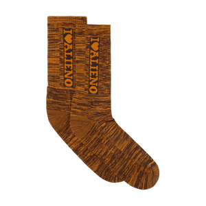 No Problemo I Heart Glitch Sock Orange