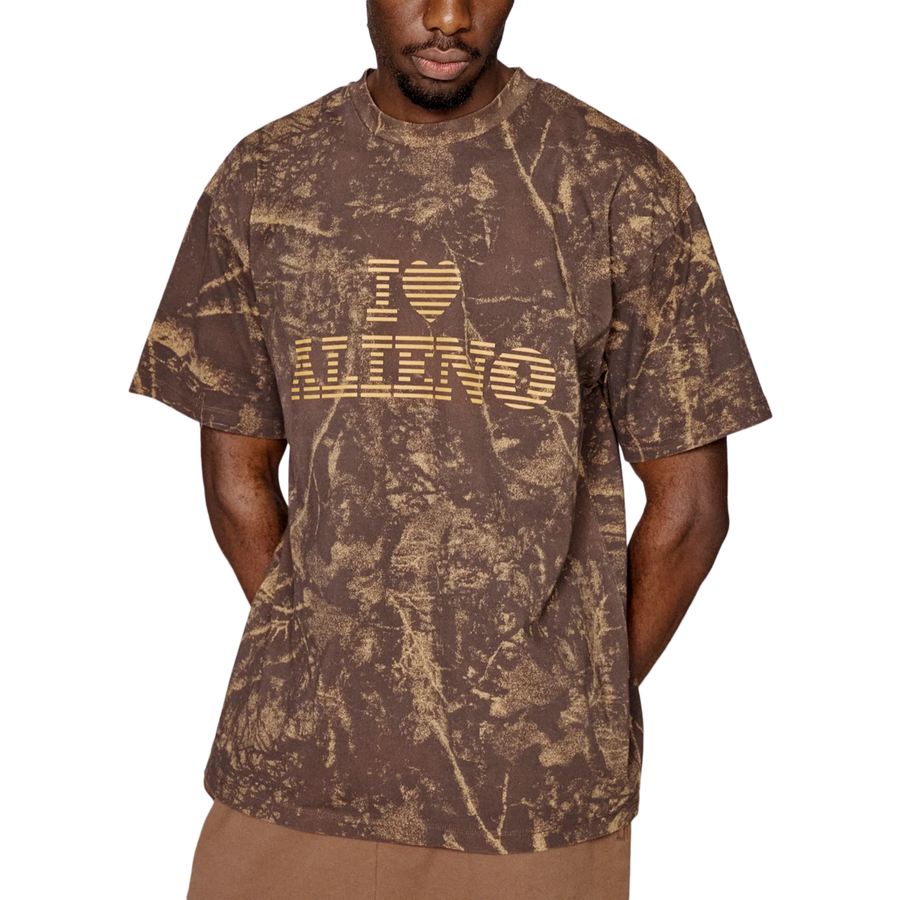 No Problemo I Love Alieno Camo Short Sleeve T-Shirt Multi