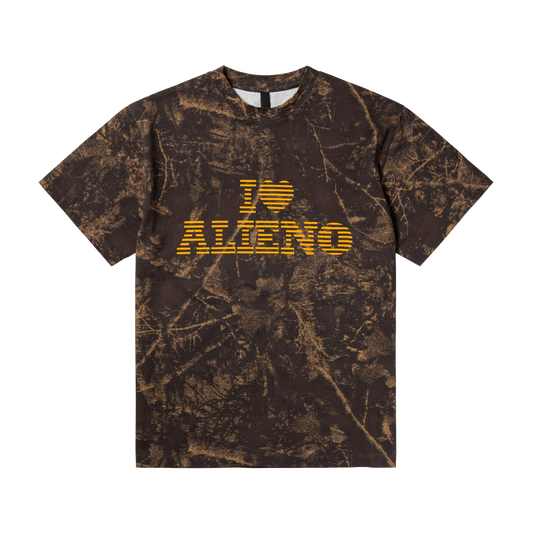 No Problemo I Love Alieno Camo Short Sleeve T-Shirt Multi