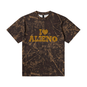 No Problemo I Love Alieno Camo Short Sleeve T-Shirt Multi