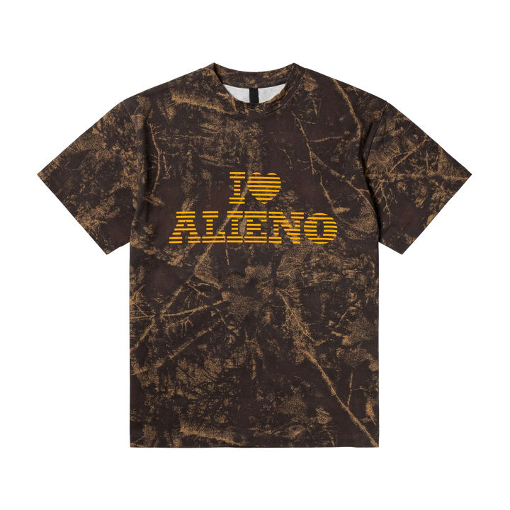 No Problemo I Love Alieno Camo Short Sleeve T-Shirt Multi