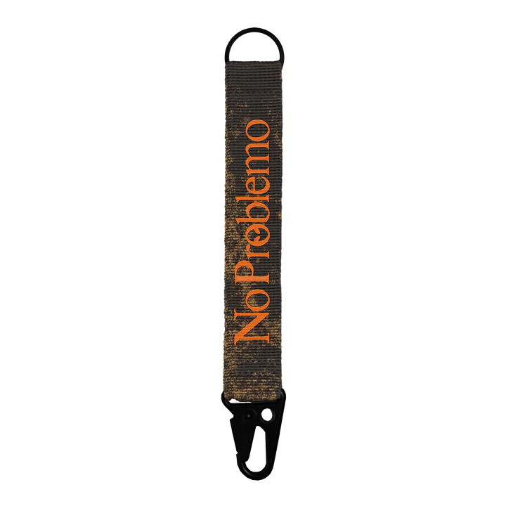 No Problemo Mini Problemo Carabiner Keychain Camo