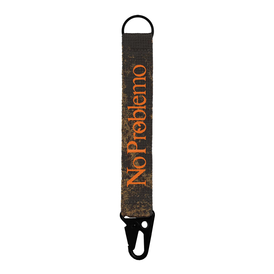 No Problemo Mini Problemo Carabiner Keychain Camo