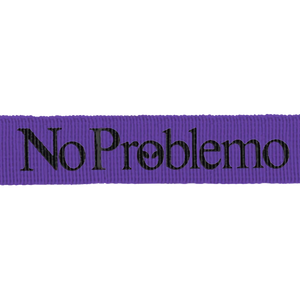 No Problemo Mini Problemo Carabiner Keychain Purple