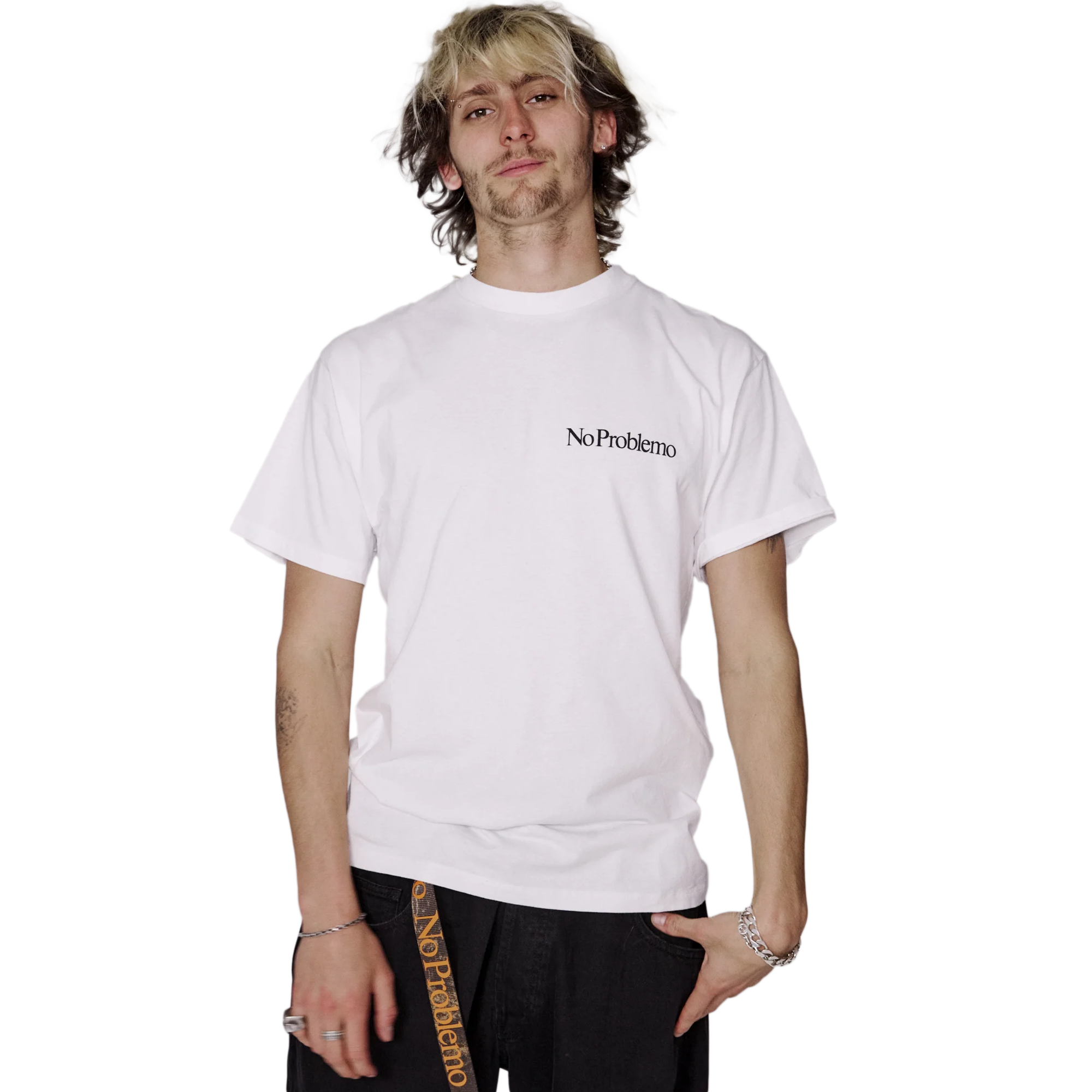 No Problemo Mini Problemo Short Sleeve T-Shirt White