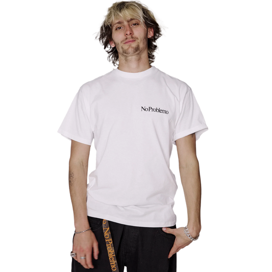 No Problemo Mini Problemo Short Sleeve T-Shirt White