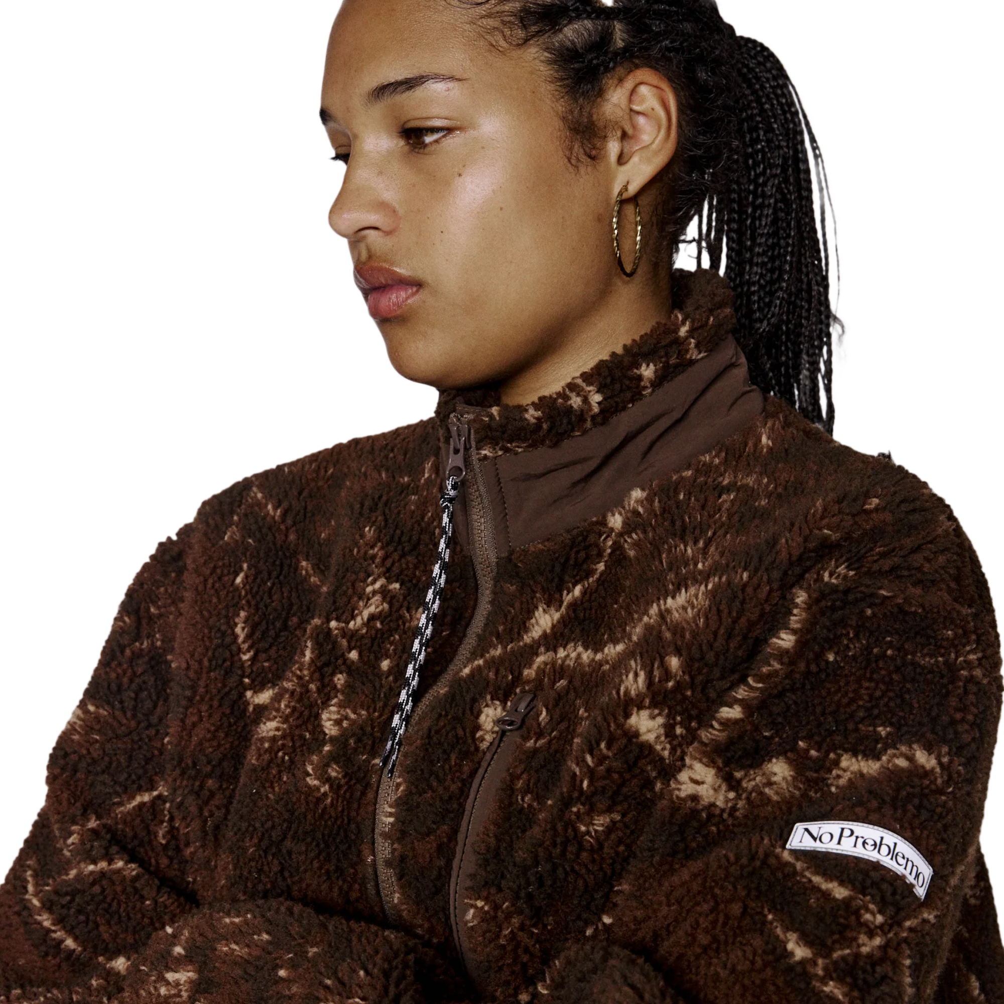 No Problemo NP Forest Heavy Fleece Jacket Camo