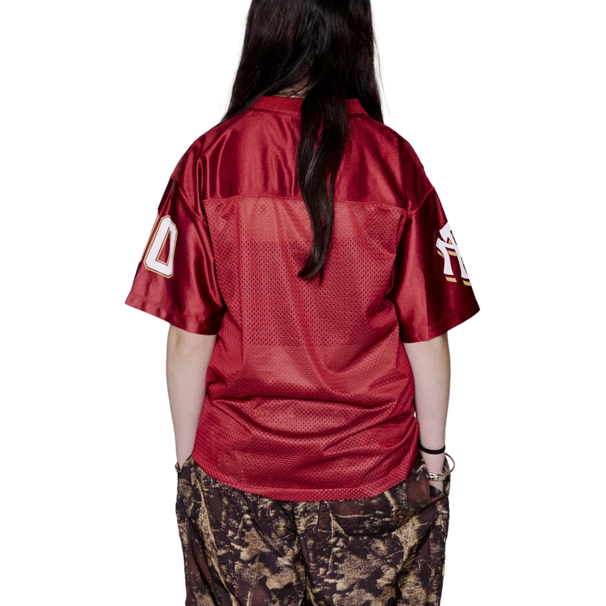No Problemo NP00 Sports Poly Short Sleeve Jersey Red