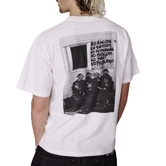 No Problemo No War Short Sleeve T-Shirt White