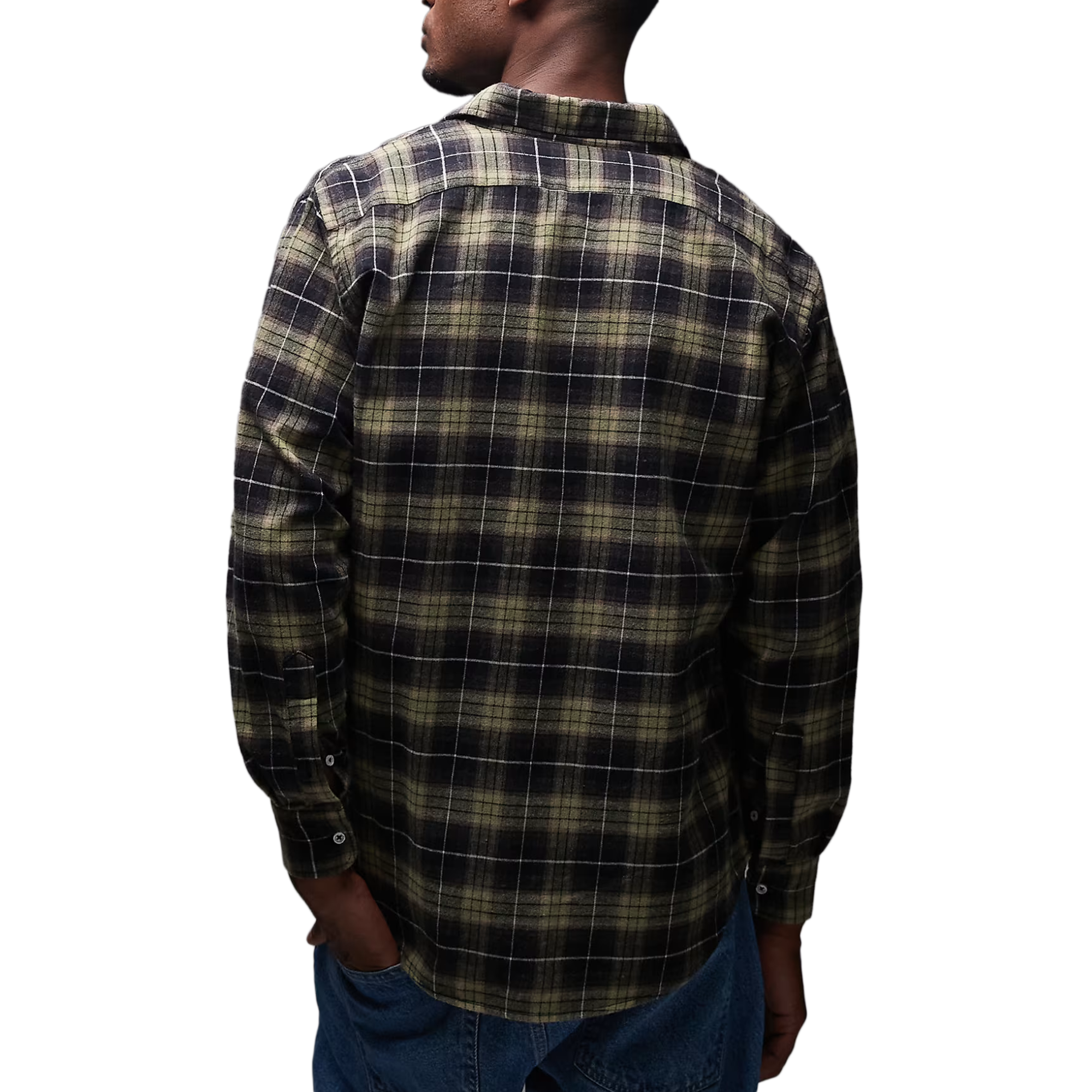 No Problemo Plaid Shirt Green