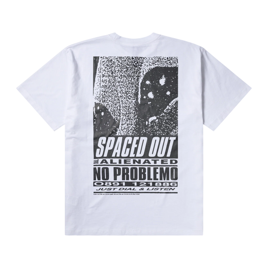 No Problemo Spaced Out Short Sleeve T-Shirt White