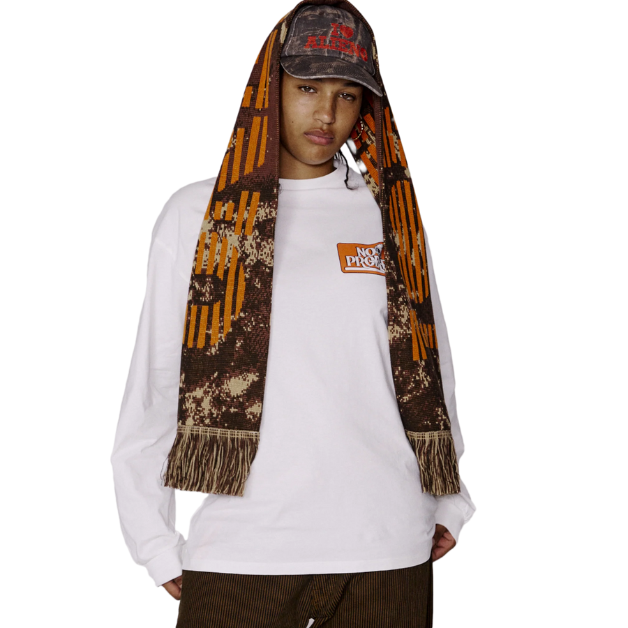 No Problemo Stickers Long Sleeve T-Shirt White