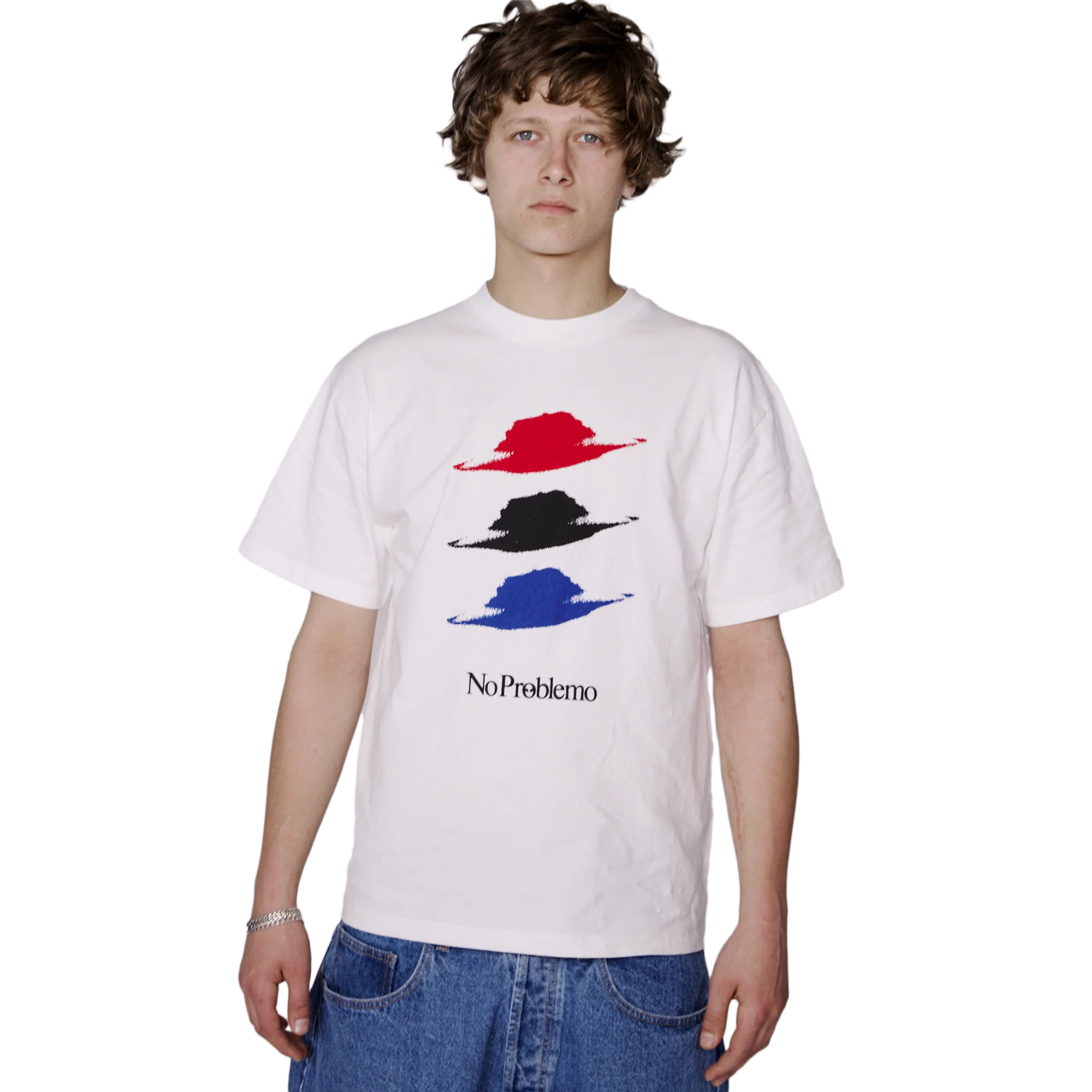 No Problemo Wiley Ufo Short Sleeve T-Shirt White