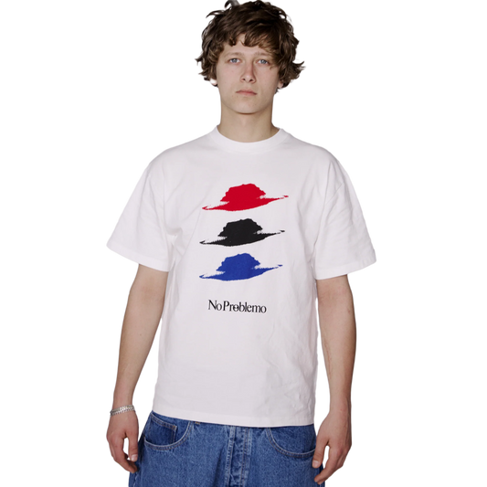 No Problemo Wiley Ufo Short Sleeve T-Shirt White