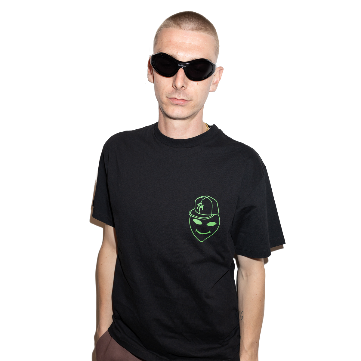 No Problemo Alien Dude T-Shirt Black
