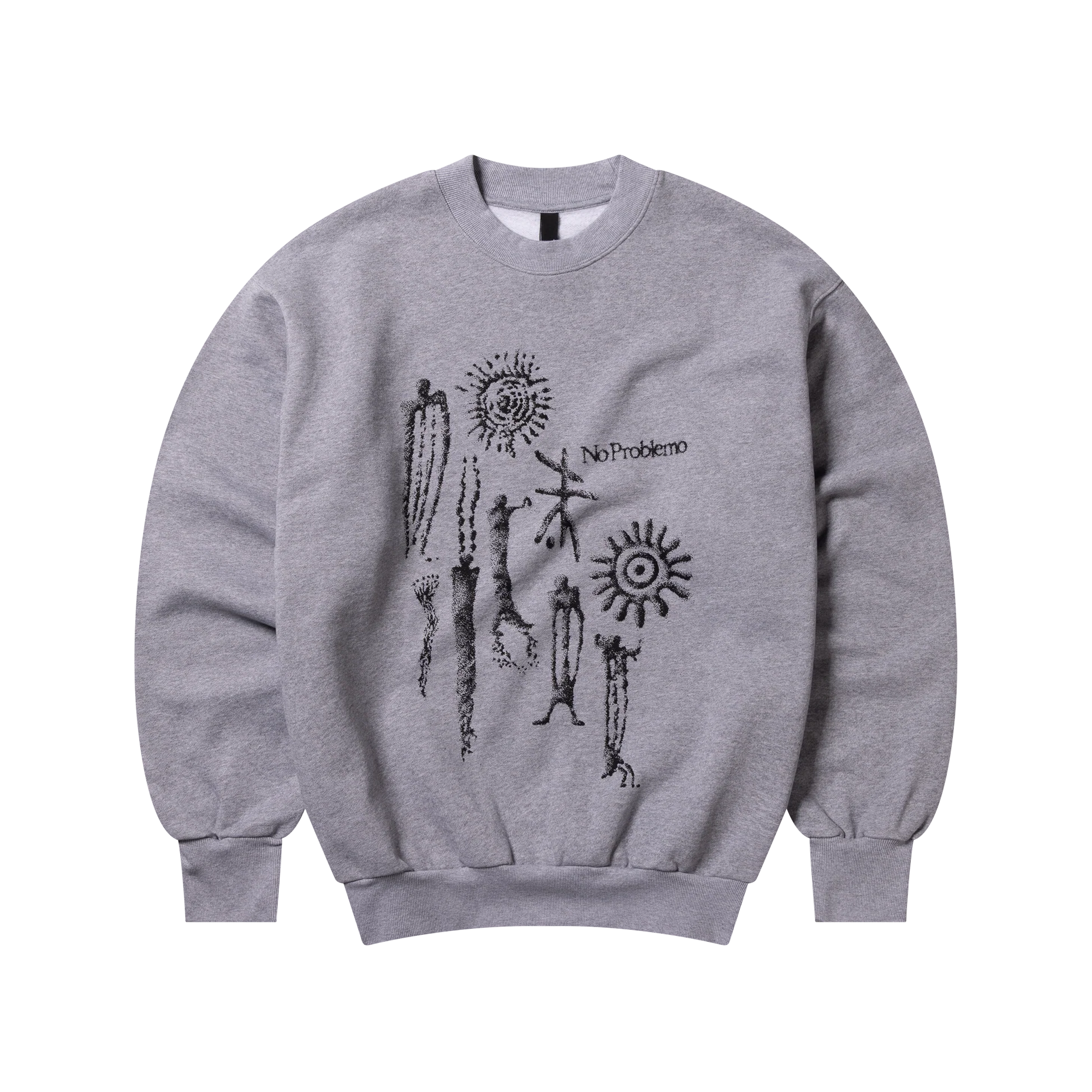 No Problemo Ancient Findings Sweatshirt Grey Marl