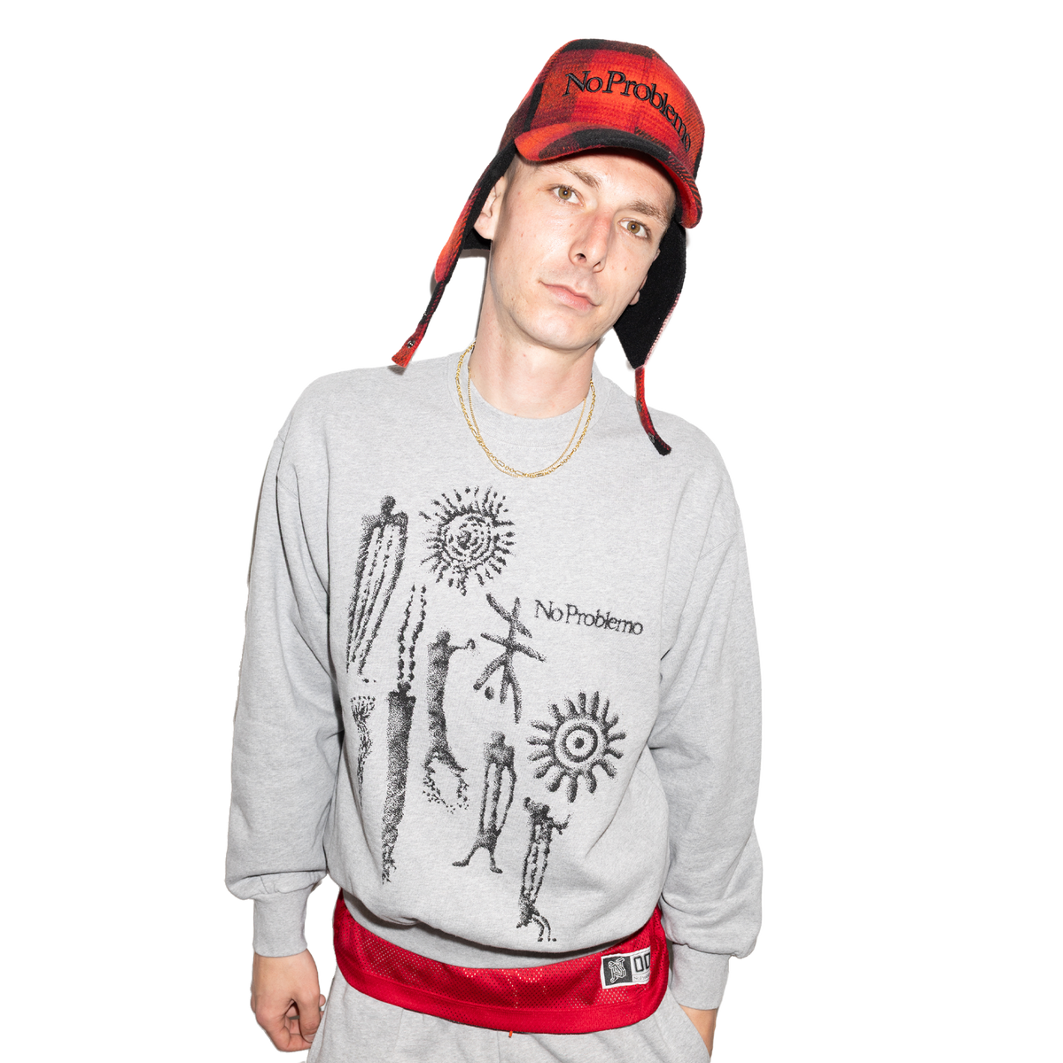 No Problemo Ancient Findings Sweatshirt Grey Marl