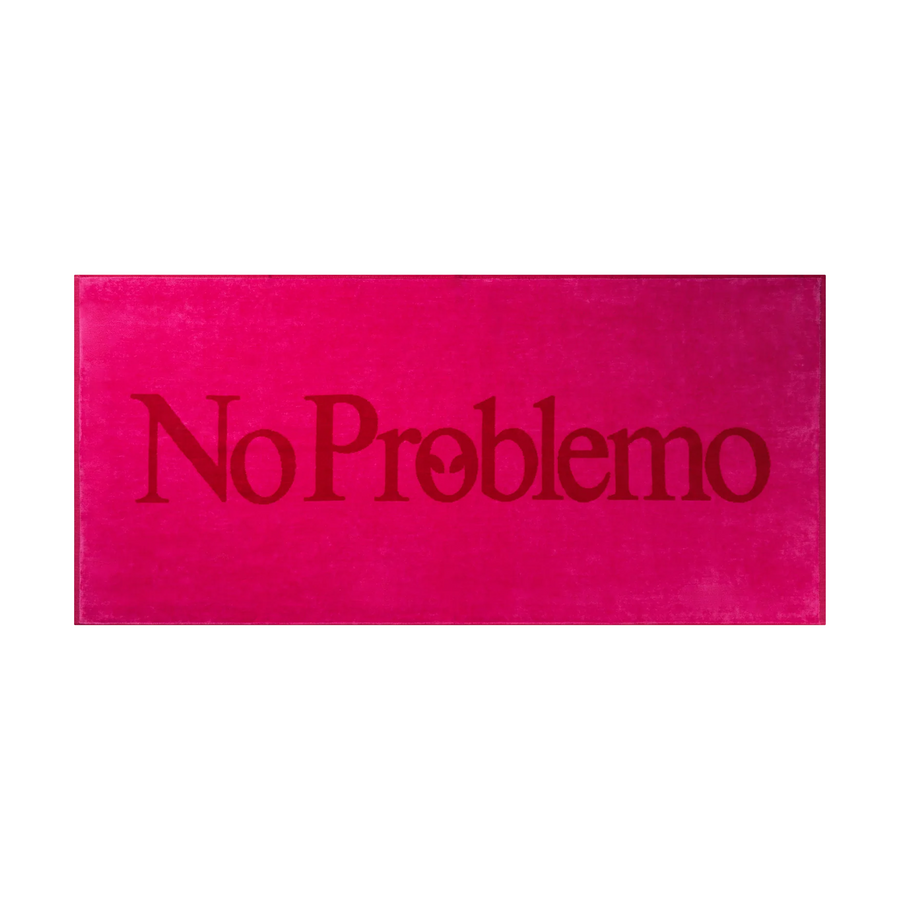 No Problemo Beach Towel Pink