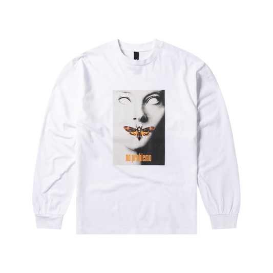 No Problemo No Silence L/S T-Shirt White
