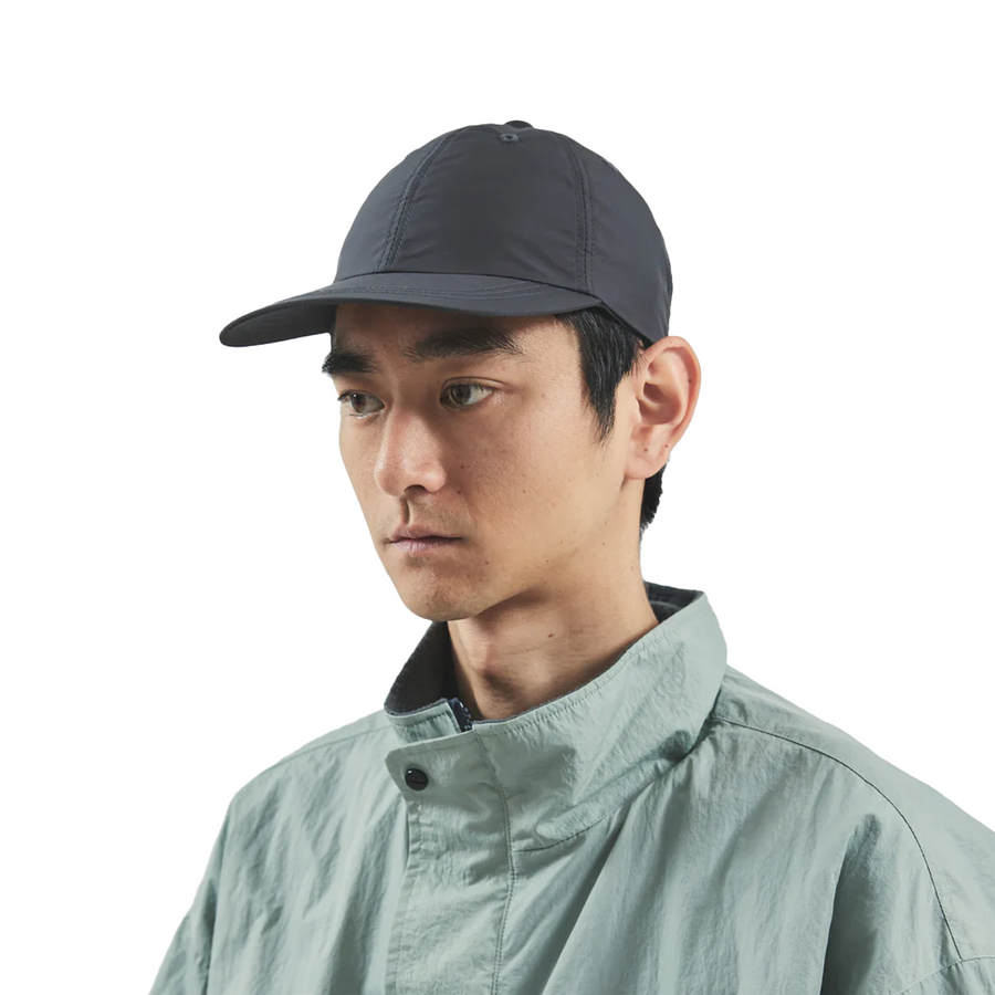 Meanswhile Nylon Twill 6Panel Cap Charcoal