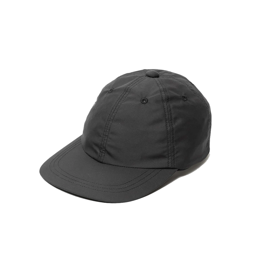 Meanswhile Nylon Twill 6Panel Cap Off Black