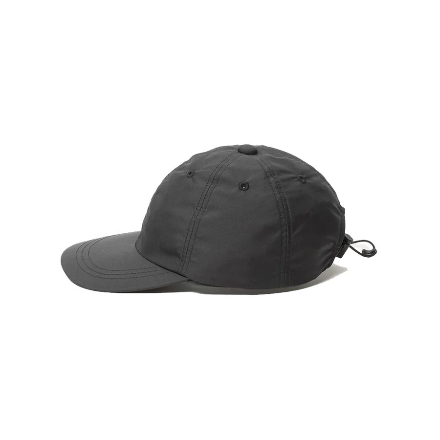 Meanswhile Nylon Twill 6Panel Cap Off Black