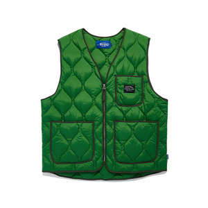 Awake NY Quilted Vest Green