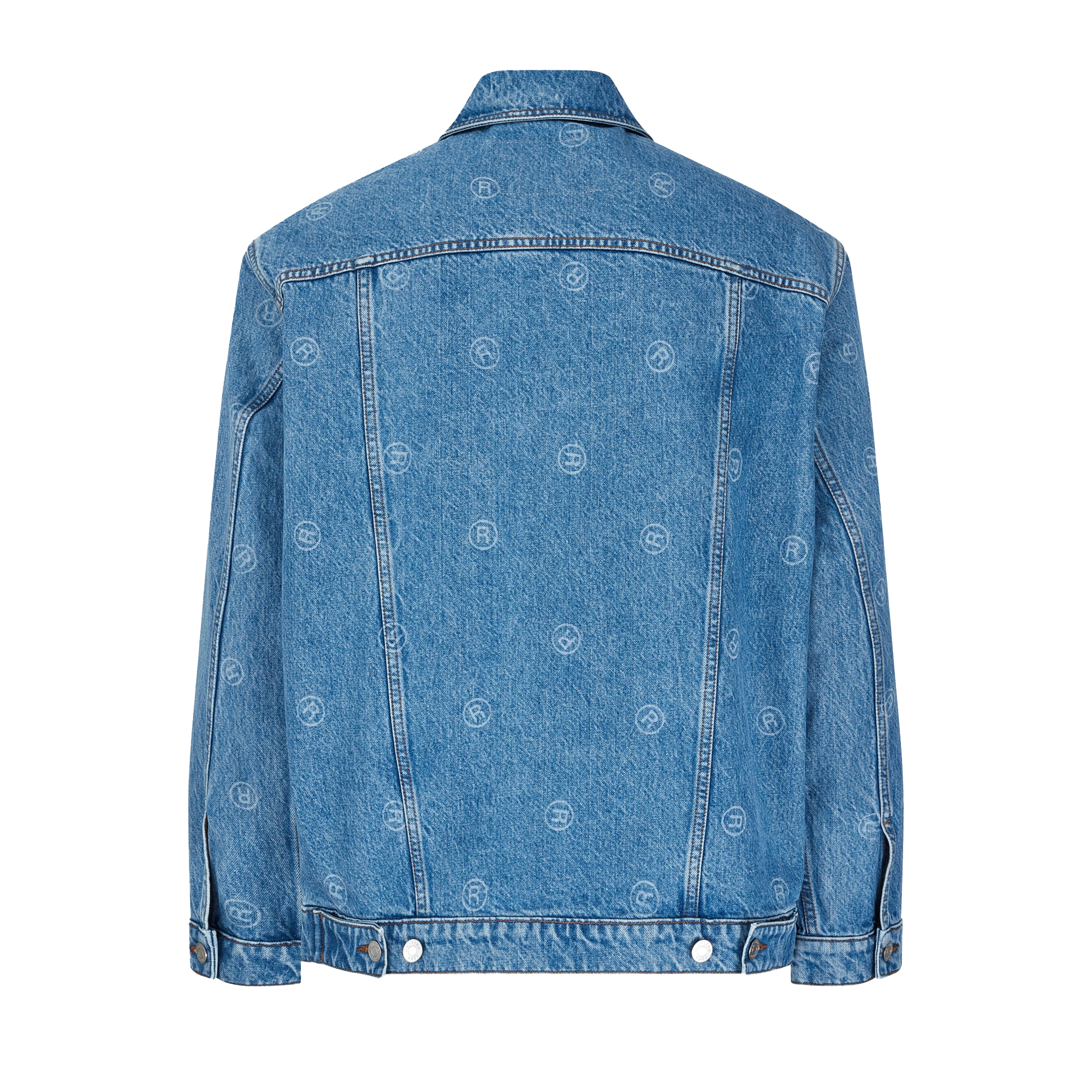 Martine Rose Oversized Denim Jacket R All Over Blue