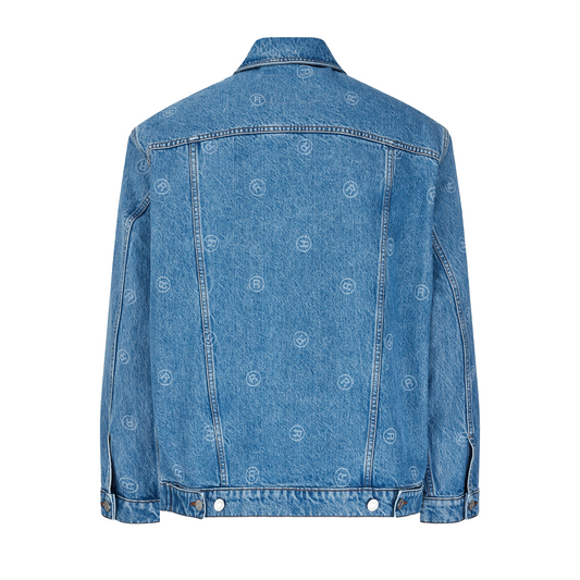 Martine Rose Oversized Denim Jacket R All Over Blue