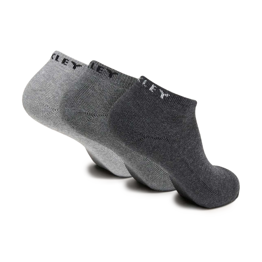 Oakley Short Solid Socks 3-Pack Grey