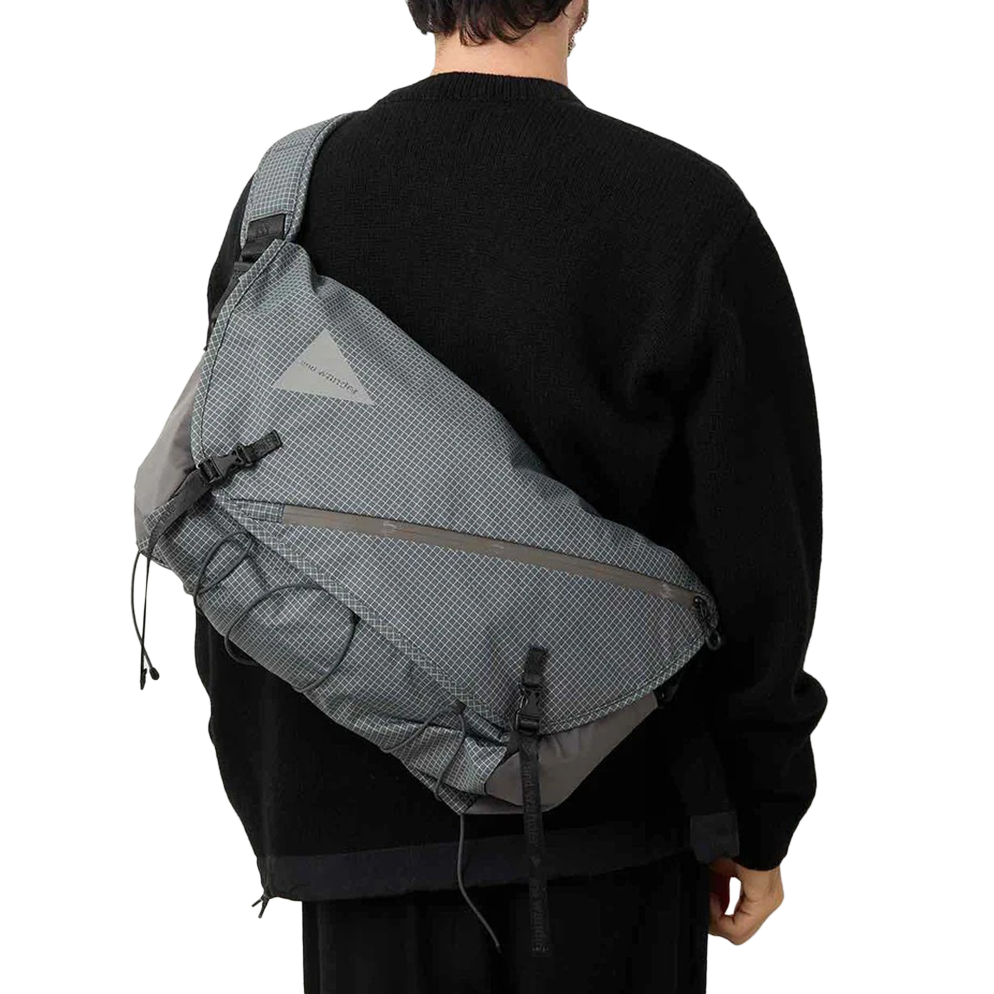 and wander Ocean Rip Messenger Bag Gray