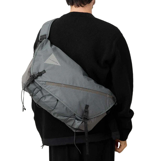 and wander Ocean Rip Messenger Bag Gray