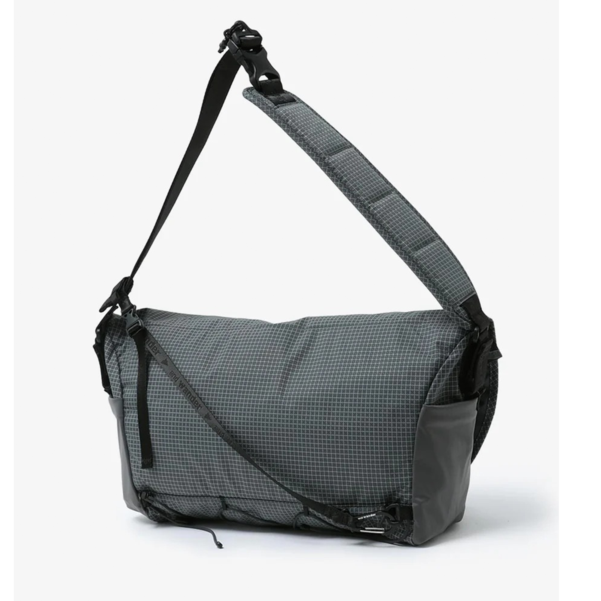 and wander Ocean Rip Messenger Bag Gray