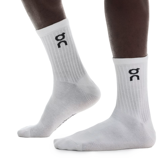 On Logo Sock High 3-Pack White