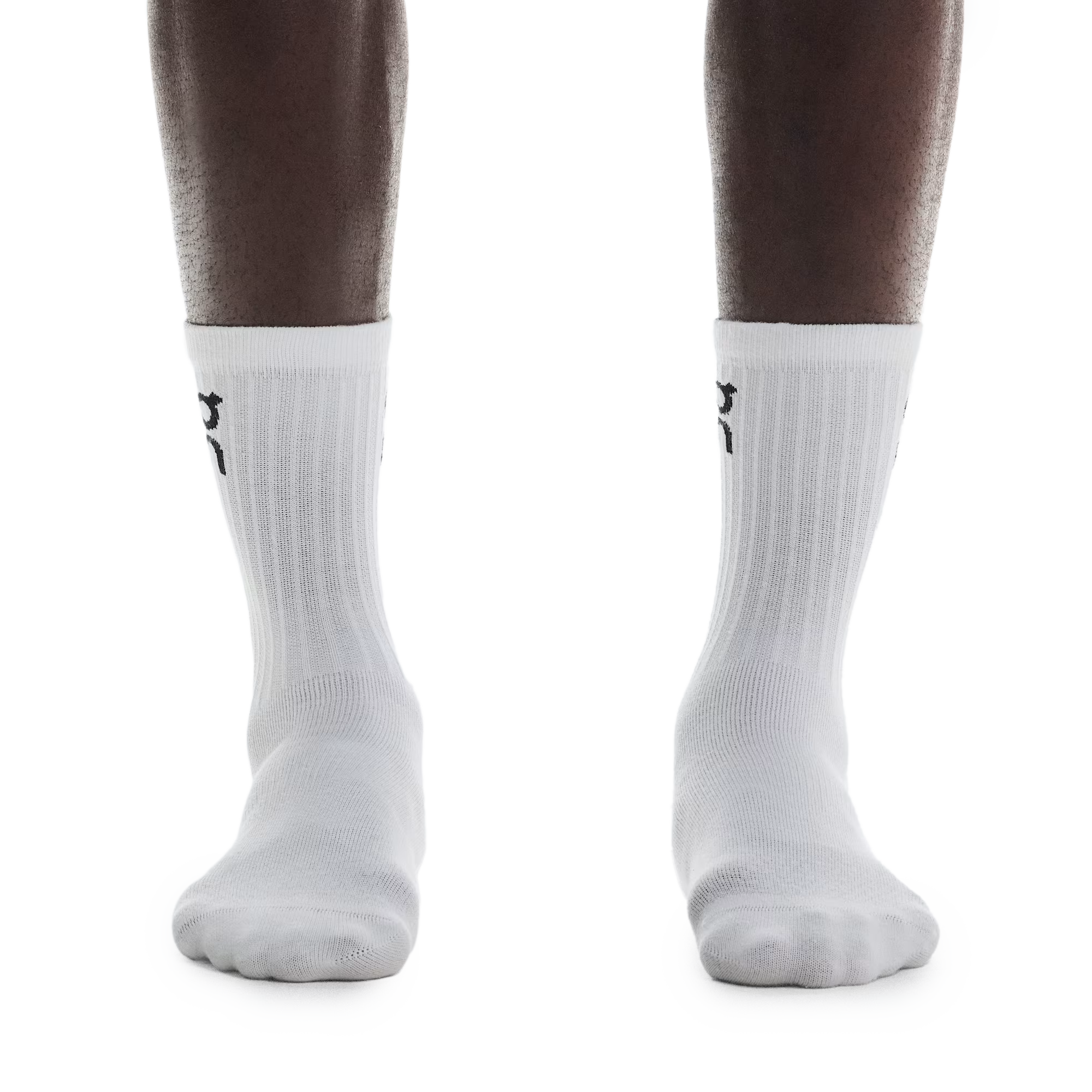 On Logo Sock High 3-Pack White