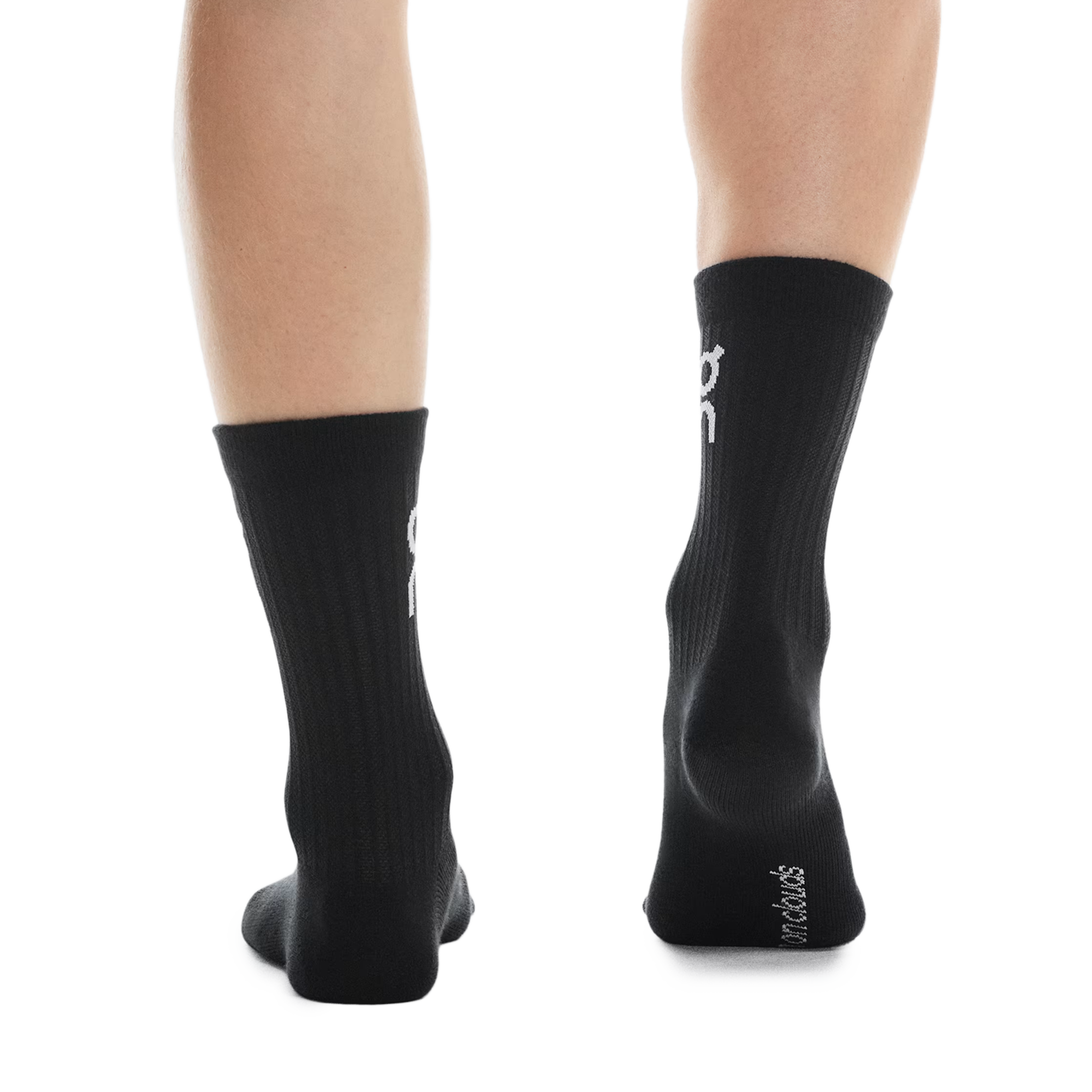On Logo Sock High 3-Pack Black