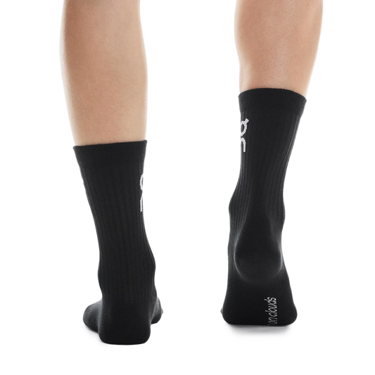 On Logo Sock High 3-Pack Black