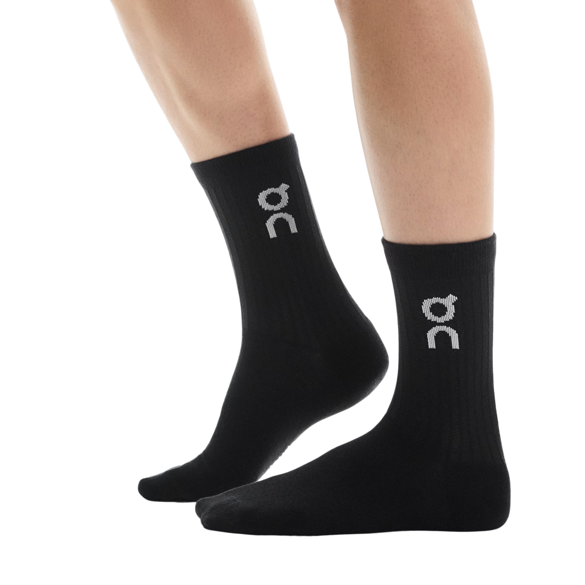 On Logo Sock High 3-Pack Black