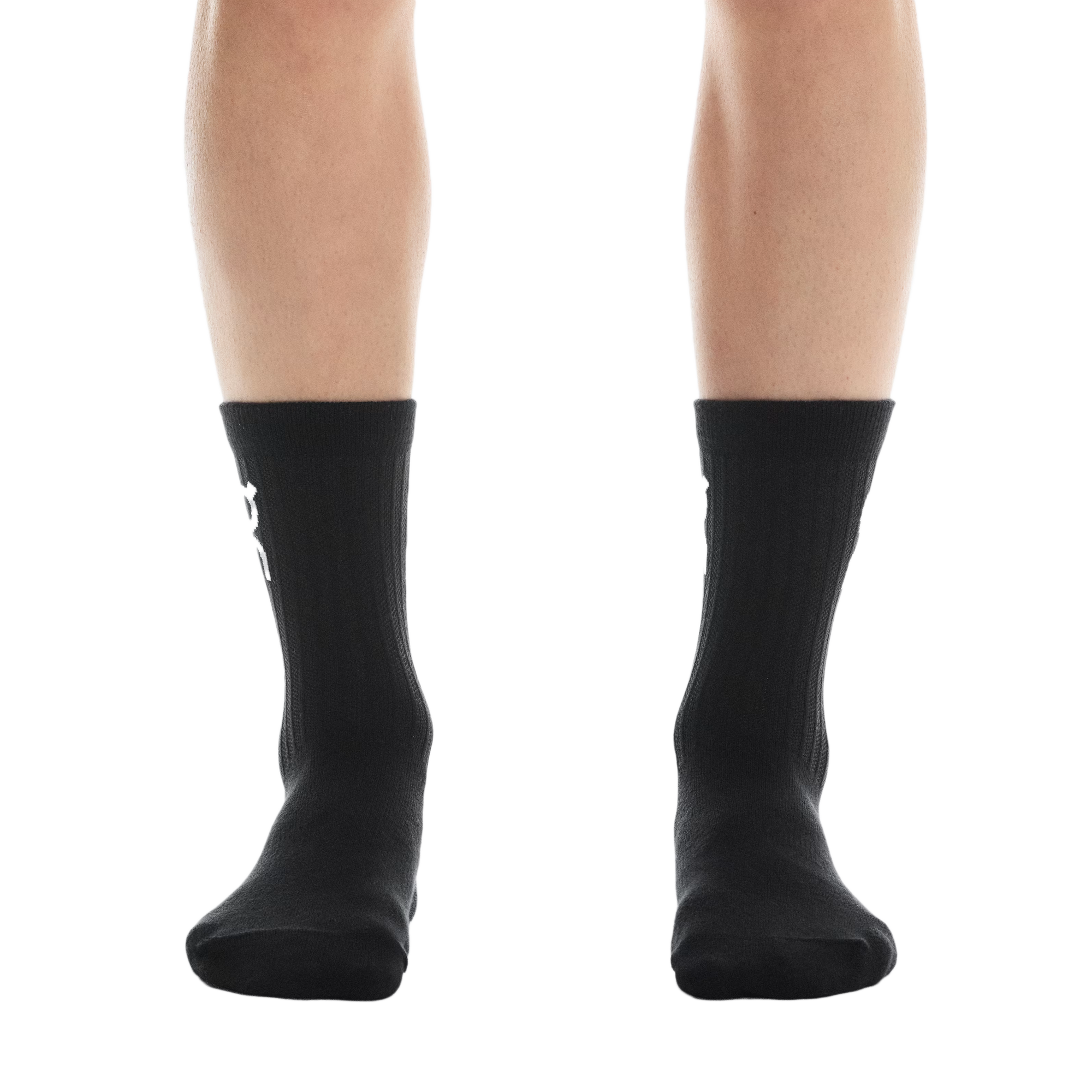 On Logo Sock High 3-Pack Black