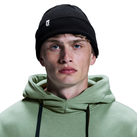 On Merino Beanie Black