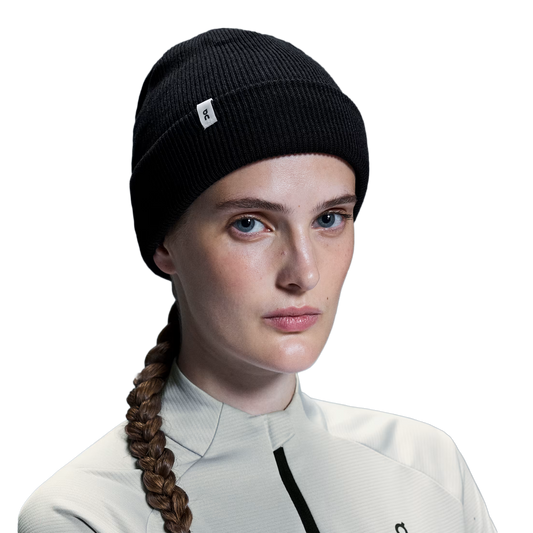 On Merino Beanie Black