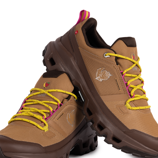 On x Sky High Farm Cloudrock Low Waterproof Sphinx/Chestnut 3MG11355556