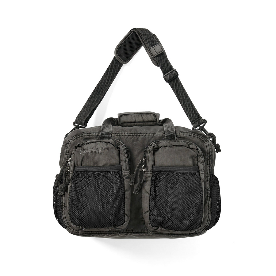 thisisneverthat Overdyed Shoulder Bag Washed Charcoal