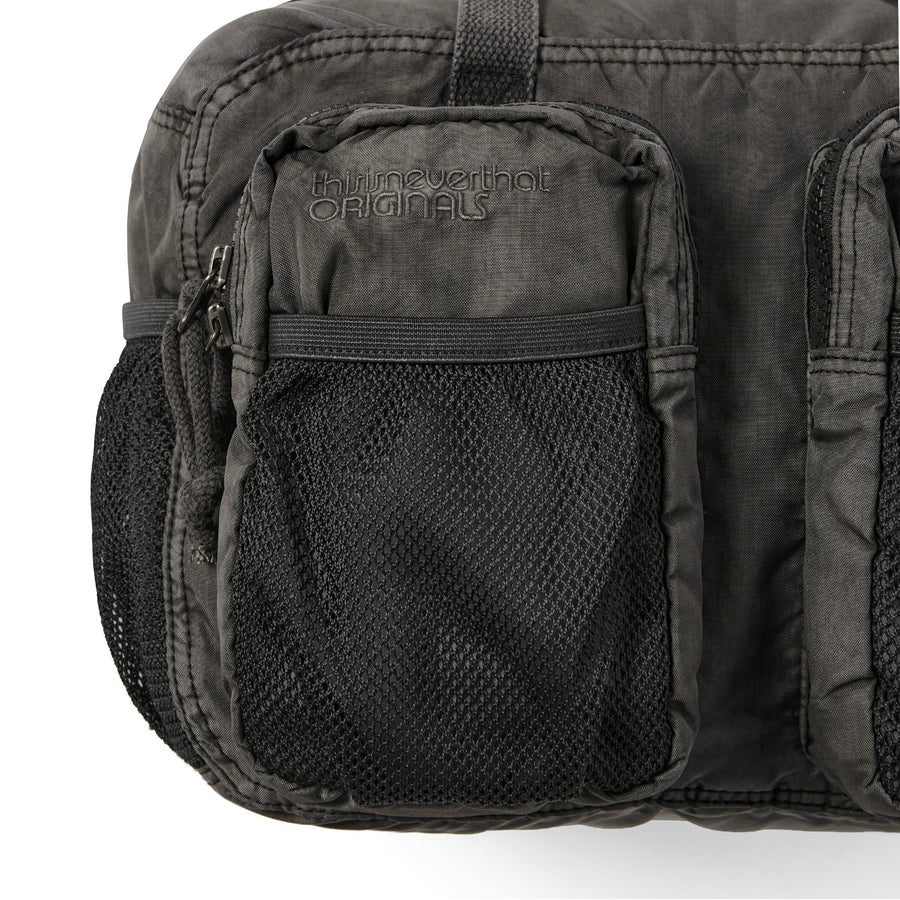 thisisneverthat Overdyed Shoulder Bag Washed Charcoal