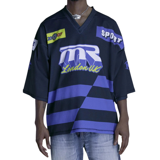 Martine Rose Oversized Football Top Black