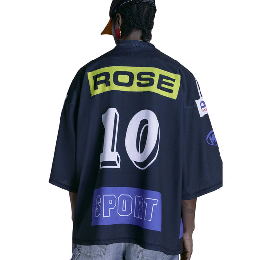 Martine Rose Oversized Football Top Black
